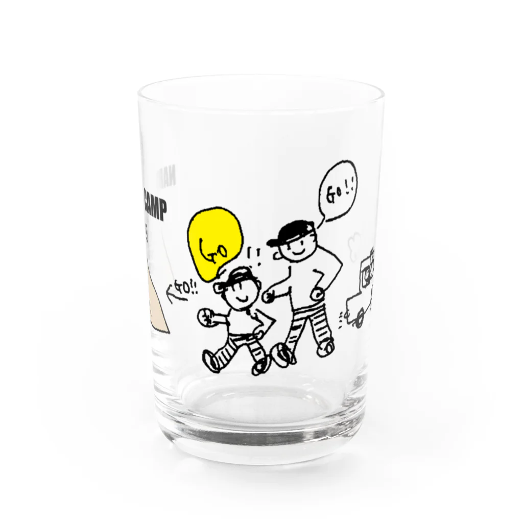 narucampのファミキャン Water Glass :front