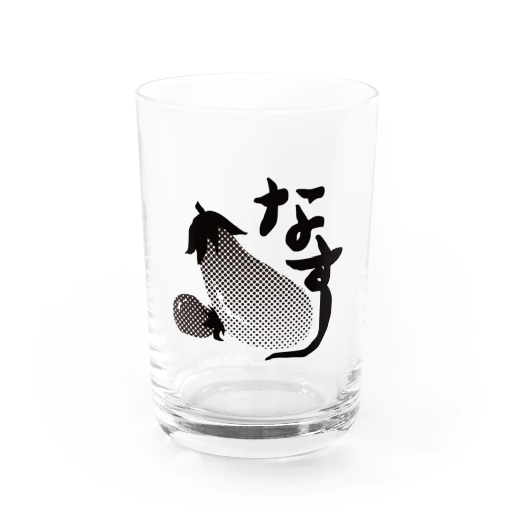 くいしんぼうばんざいのなす(大) Water Glass :front