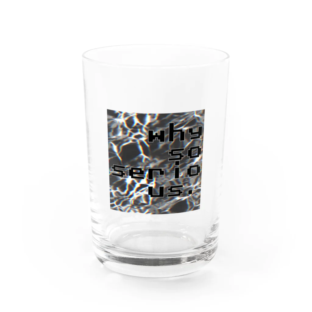 QB🦖の真剣_s Water Glass :front