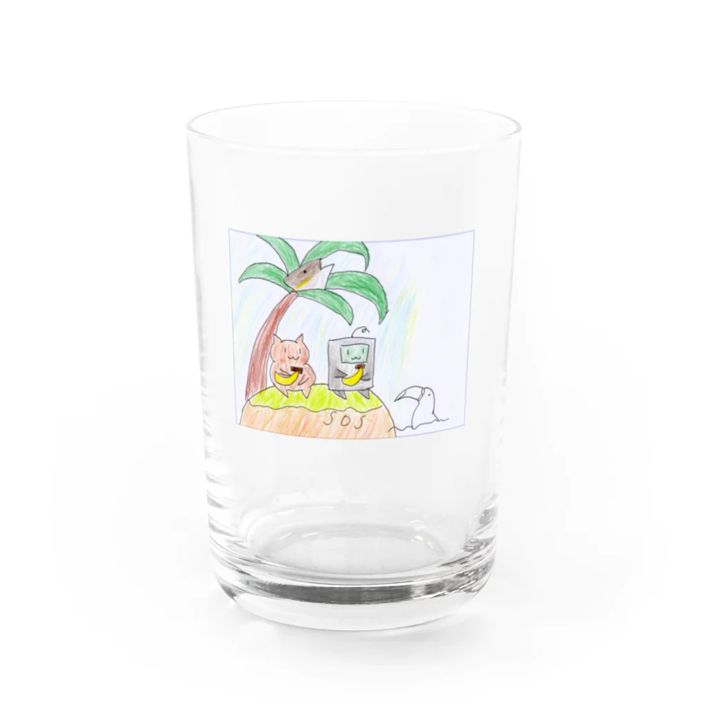 ツチブタすい臓商店のBanana,SOS Water Glass :front