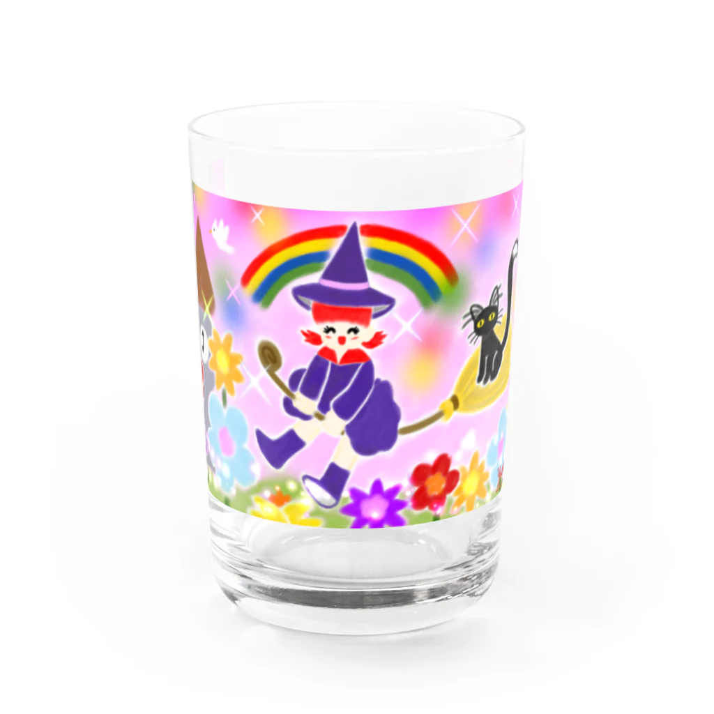 夢の世界のお店🌟の魔女のラトリネちゃん Water Glass :front