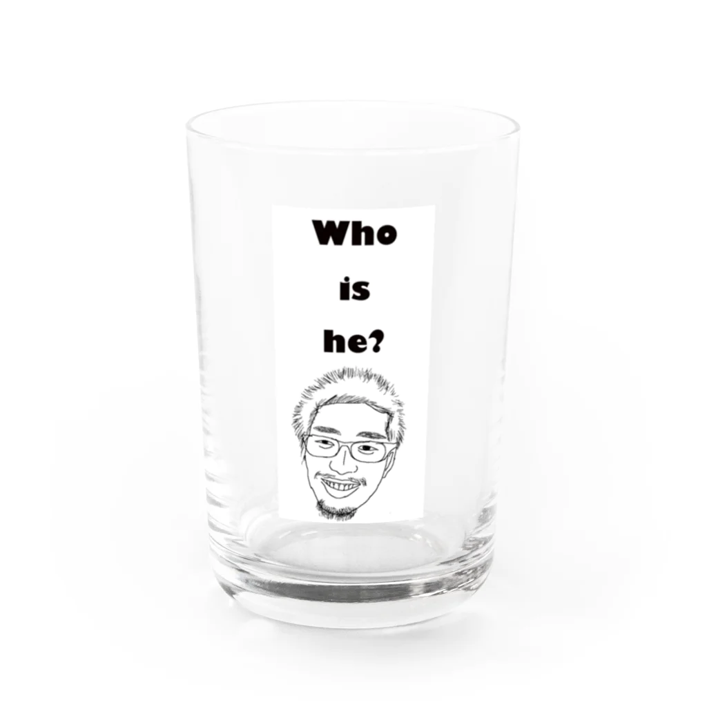 MorrissのWho is he? Water Glass :front