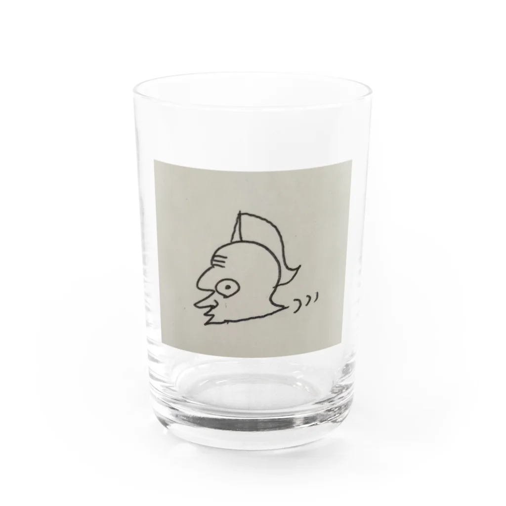 繪璃兵衛。の地面はう生き物 Water Glass :front