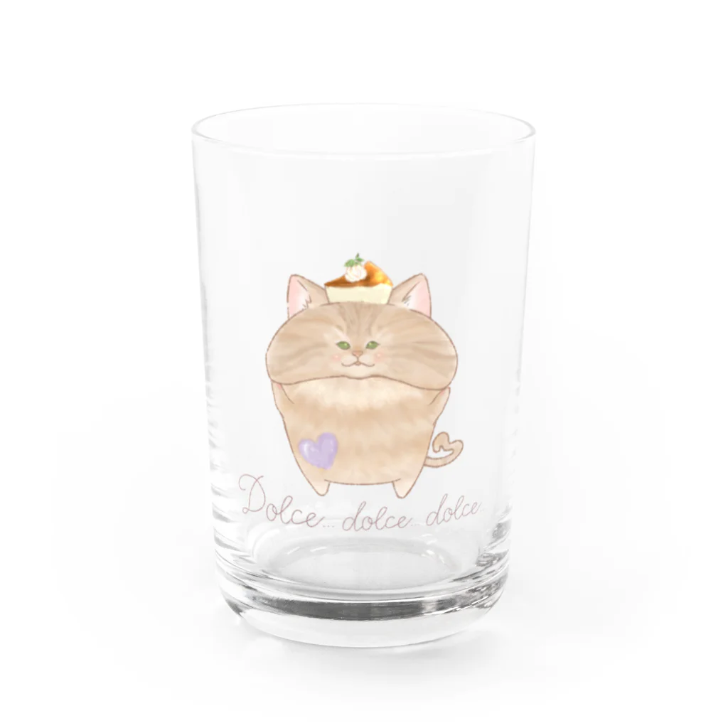 どるちぇ＊うさぎの《ナチュラル》《４》＊ふわあま*どるちぇきじとら＊ Water Glass :front