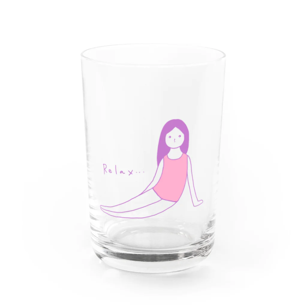 muunyaの癒し Water Glass :front