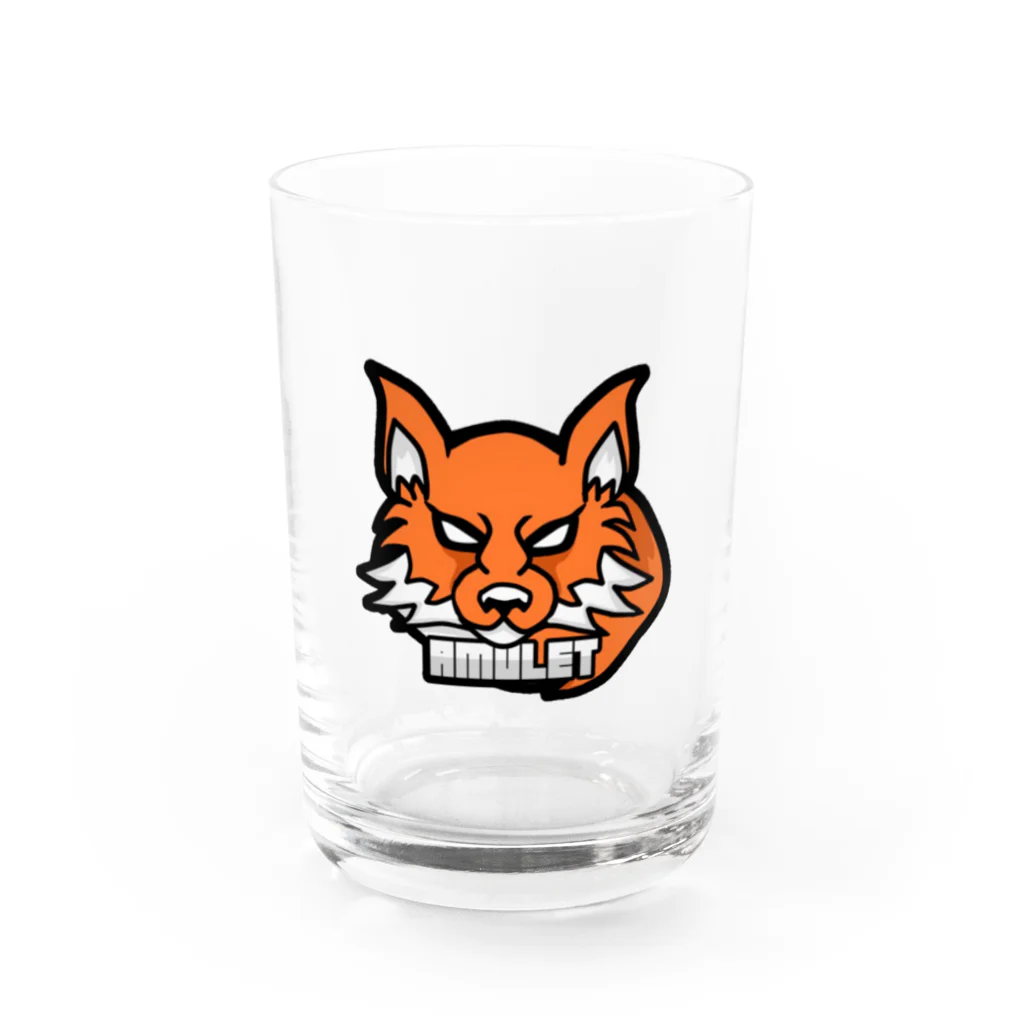 amulet e-Sportsのamuletグッズ Water Glass :front