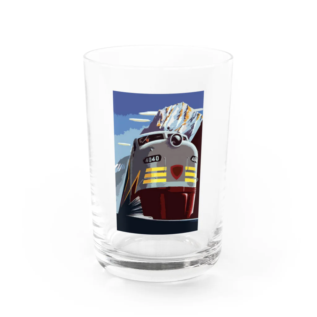 アクセルスタイルの鉄道　Tシャツ Water Glass :front