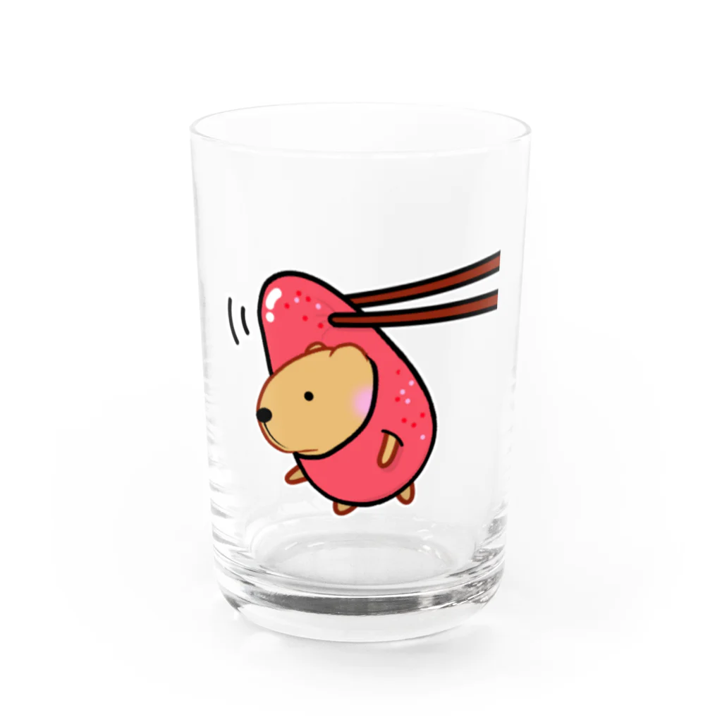 きゃぴばら倶楽部のきゃぴばらめんたいこ Water Glass :front