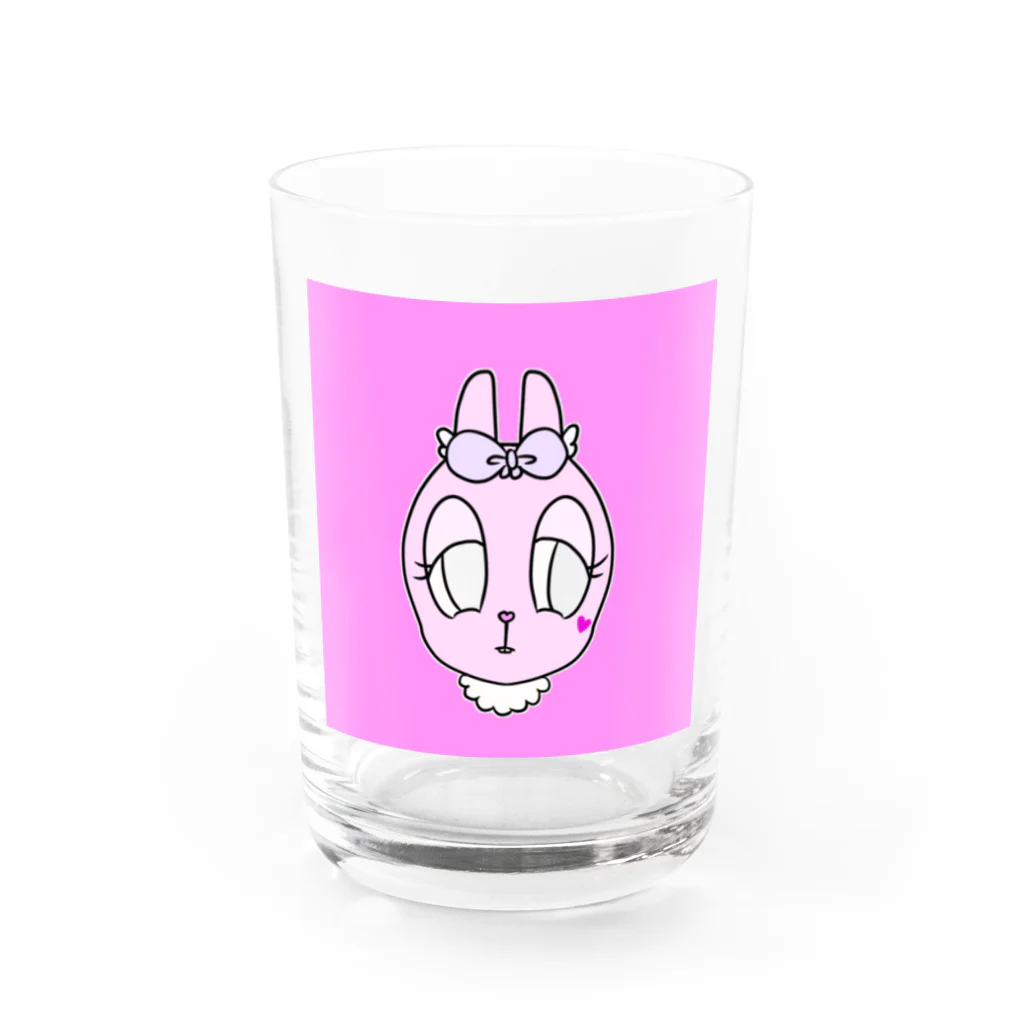 moonのセクシーなうさちゃん Water Glass :front