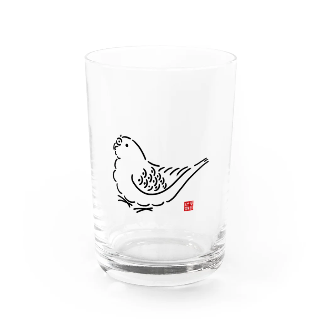 M.storeのアキクサインコグラス Water Glass :front