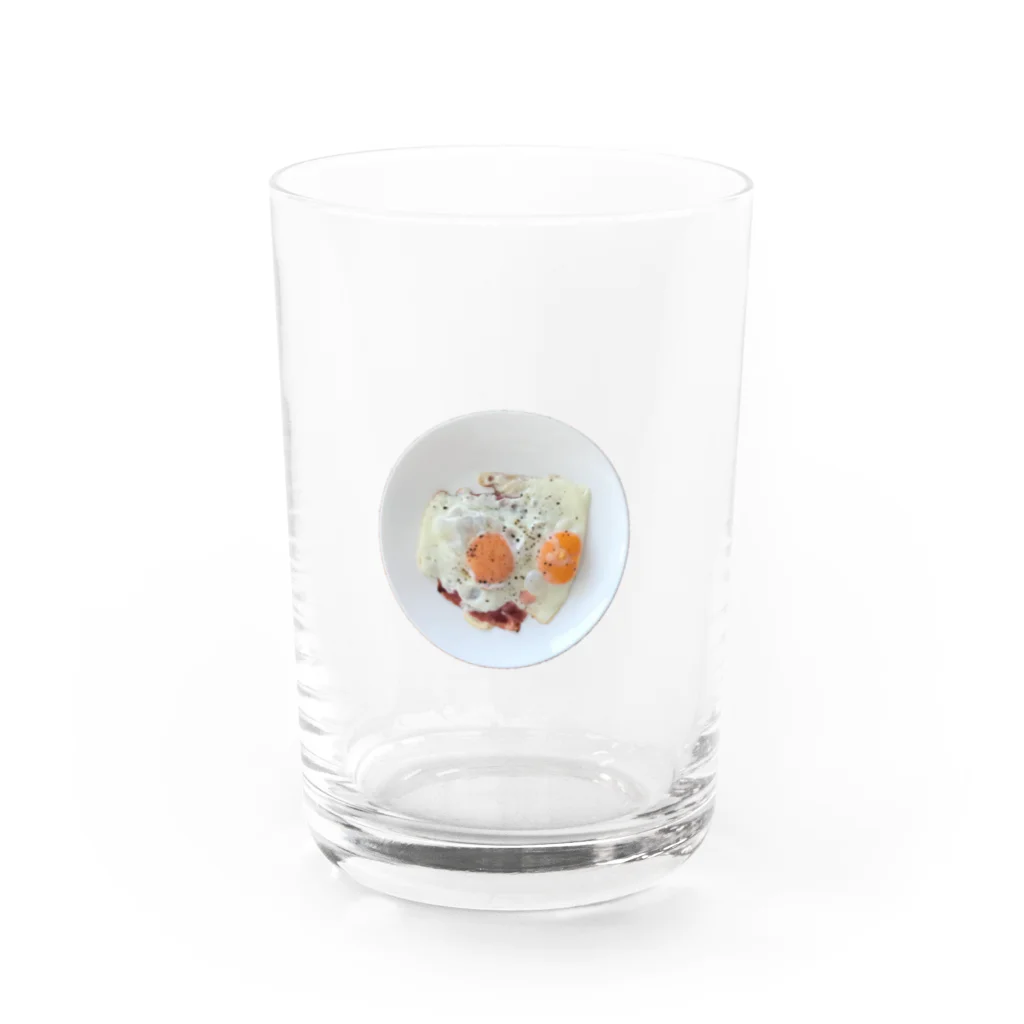 zero_kgのハムエッグ　ham&eggs Water Glass :front