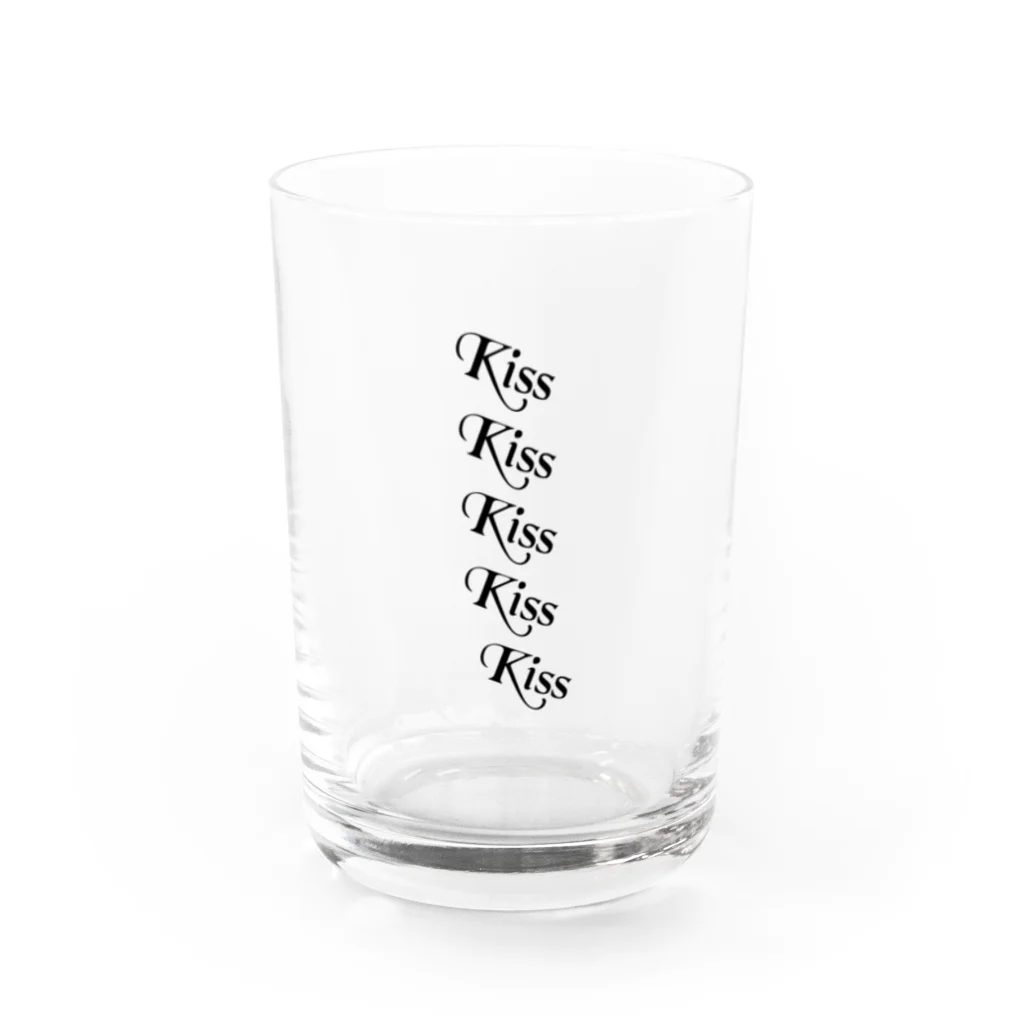 cheryのKiss キス Water Glass :front