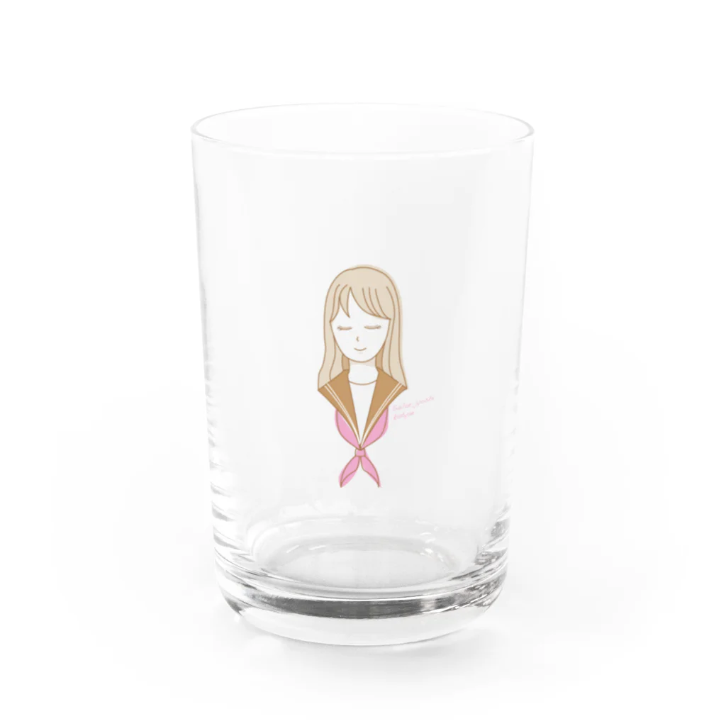 kotyae★roomのセーラー女子 Water Glass :front