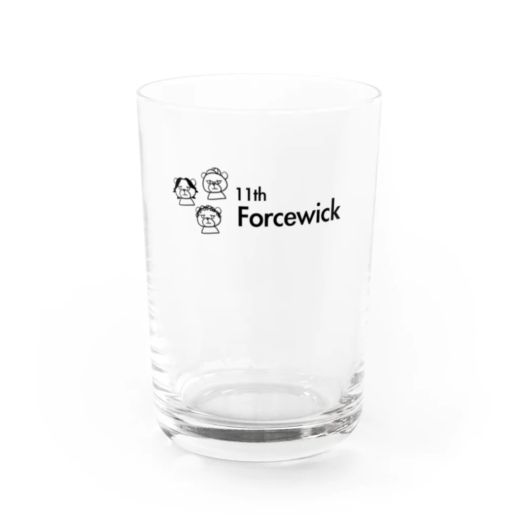 11th FWショップの11th Forcewickロゴ Water Glass :front