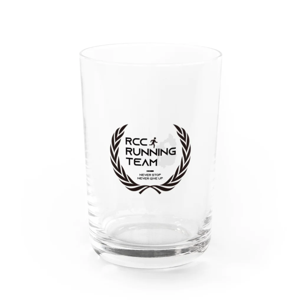 ロゴ3種類のA Water Glass :front