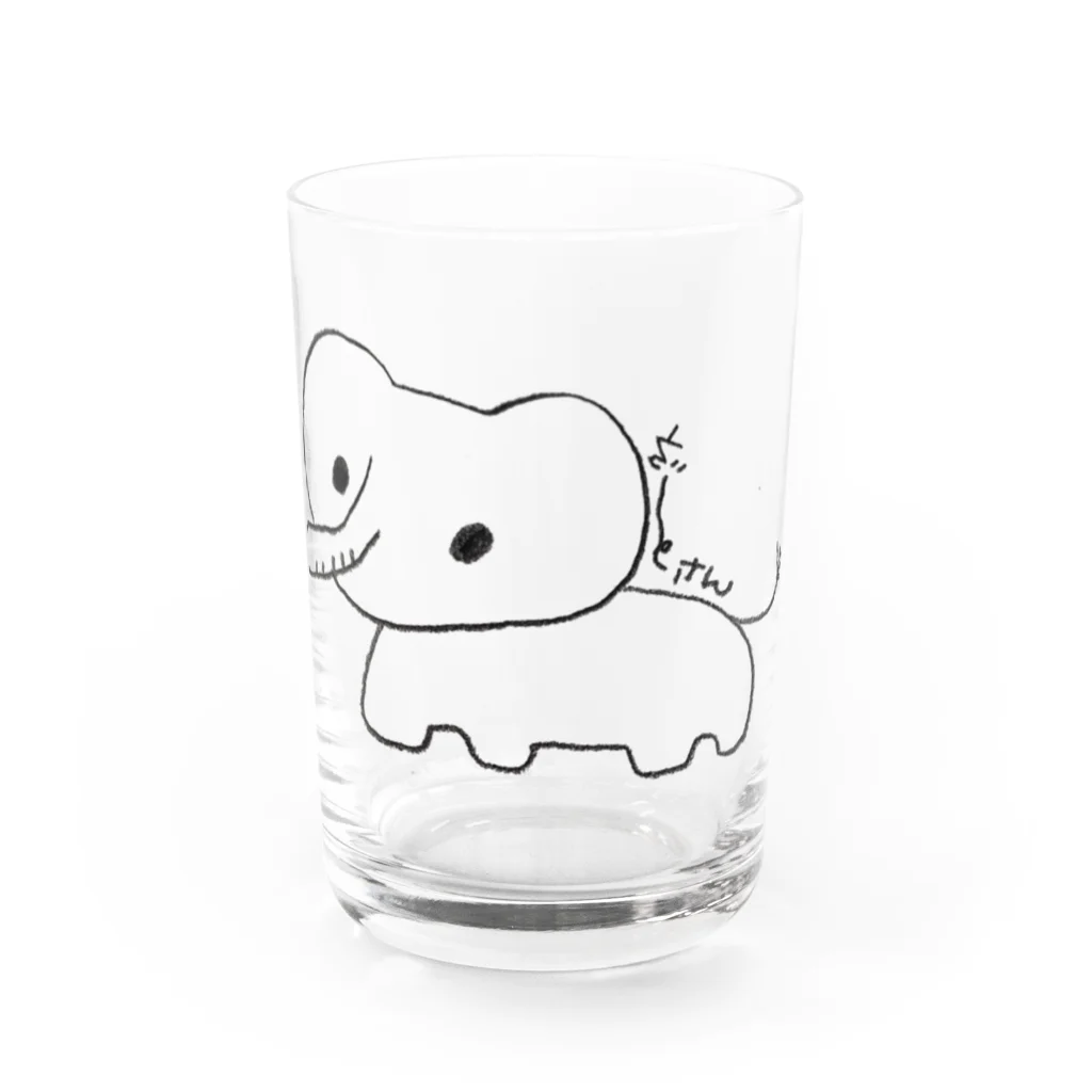 ちいちゃんののぞーさん Water Glass :front