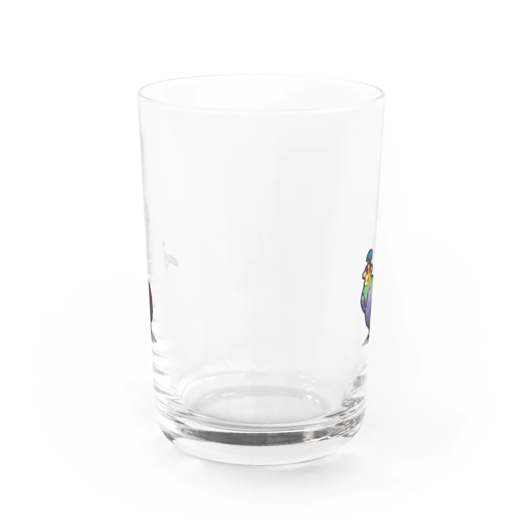 GRADUCAのカカポとキウイ Water Glass :front