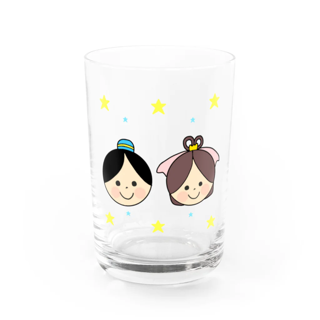 YuuのYuuオリジナルイラスト27 彦星と織姫 Water Glass :front