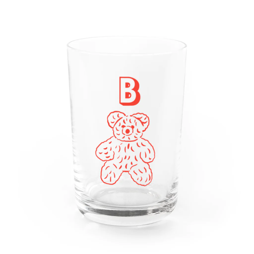 ミュータントモエの[B]BEAR Water Glass :front