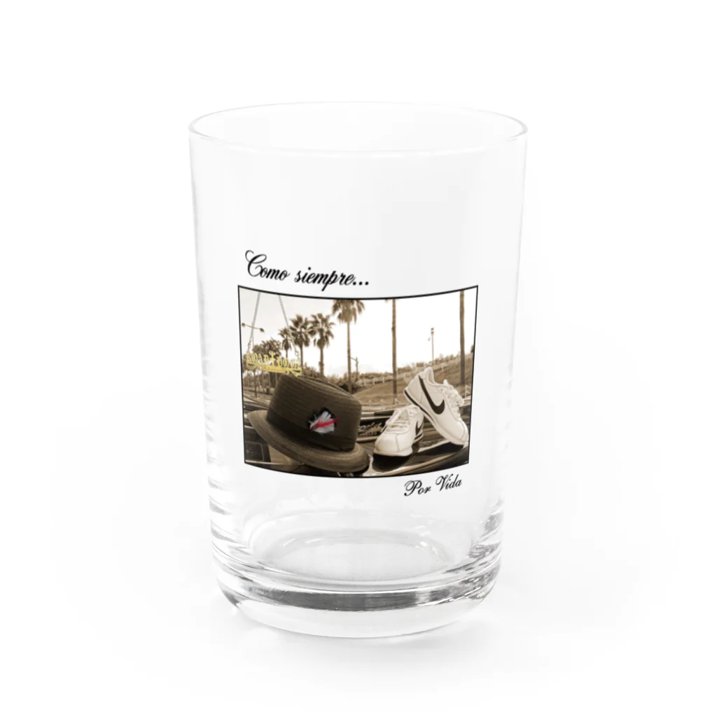 ROAD DOGZ ～Familia de la Raza～のComo Siempre Water Glass :front