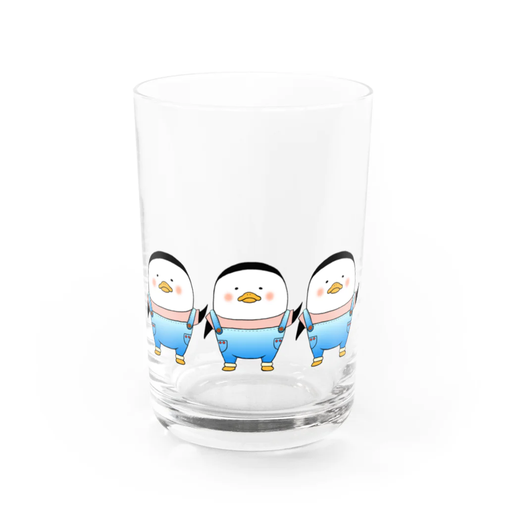 PENぎんSHOPのペンギントリオ Water Glass :front