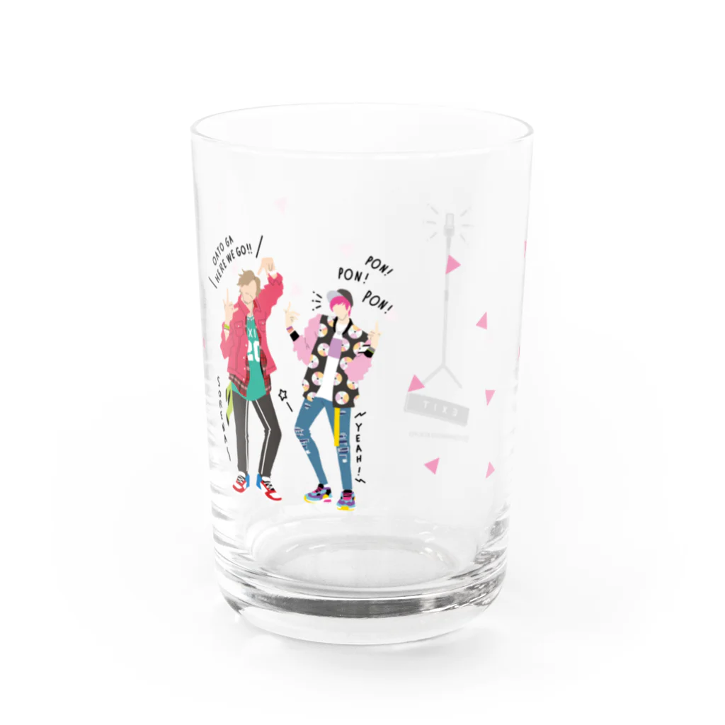 よしもと芸人オフィシャルショップのzakkaYOSHIMOTO　EXIT Water Glass :front