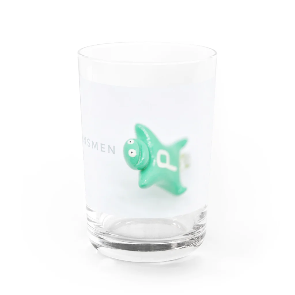 岡本なう - okamoto now -の【ピンズMen（ぴんずめん・PinsMen）】グッズ Water Glass :front