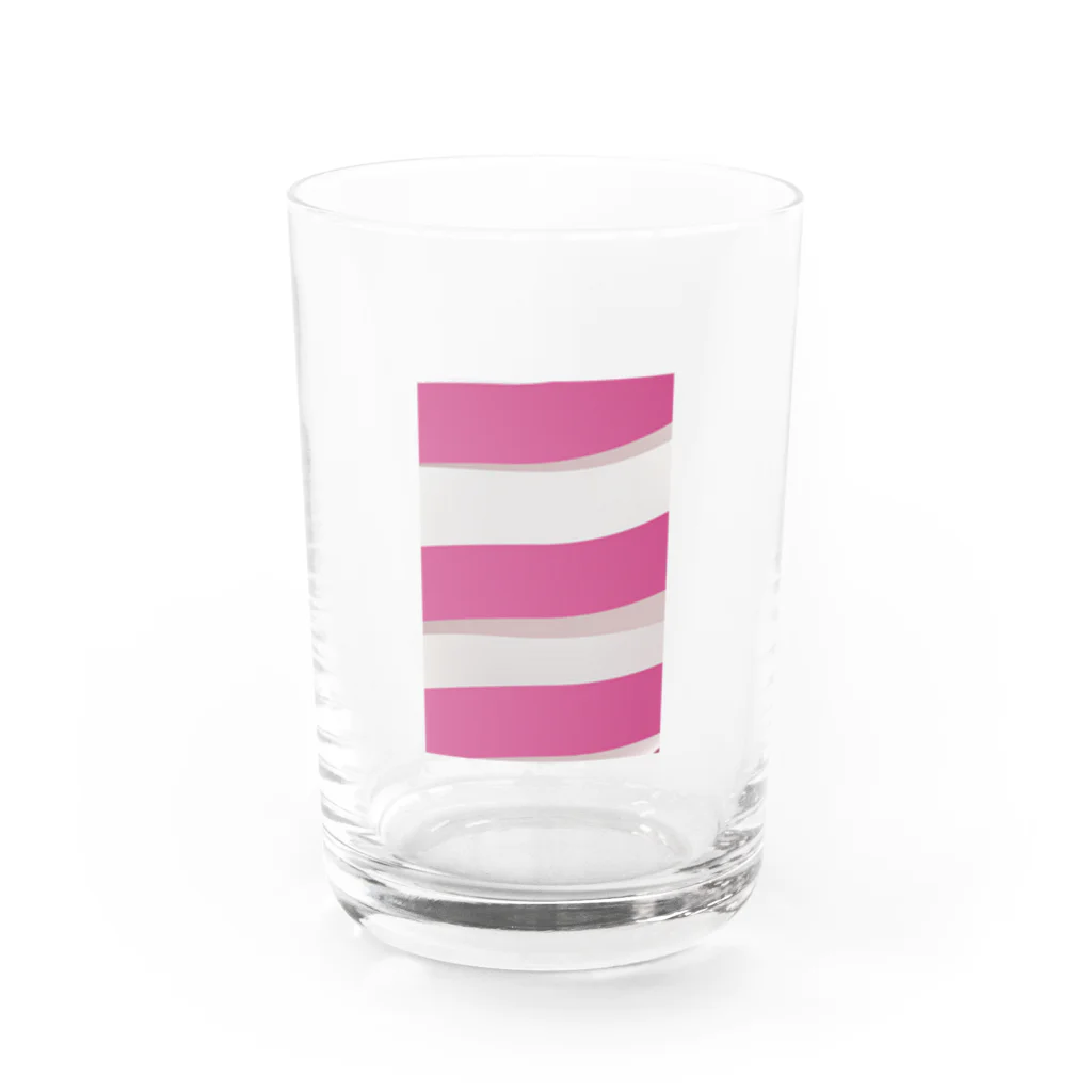 アメリカンベース   GG1966のクリーミィー　ピンク Water Glass :front