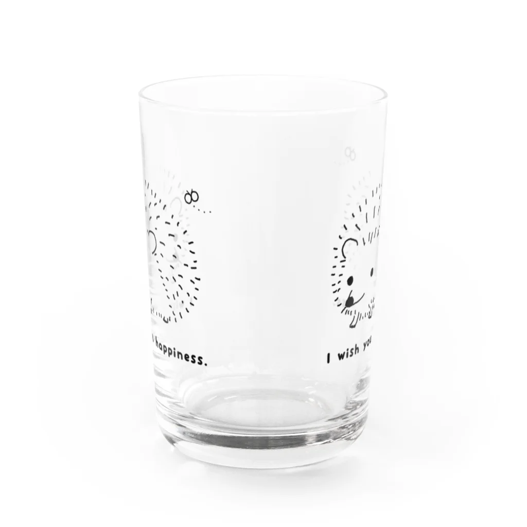 ニーニSHOPのちょうちょとハリネズミさん Water Glass :front