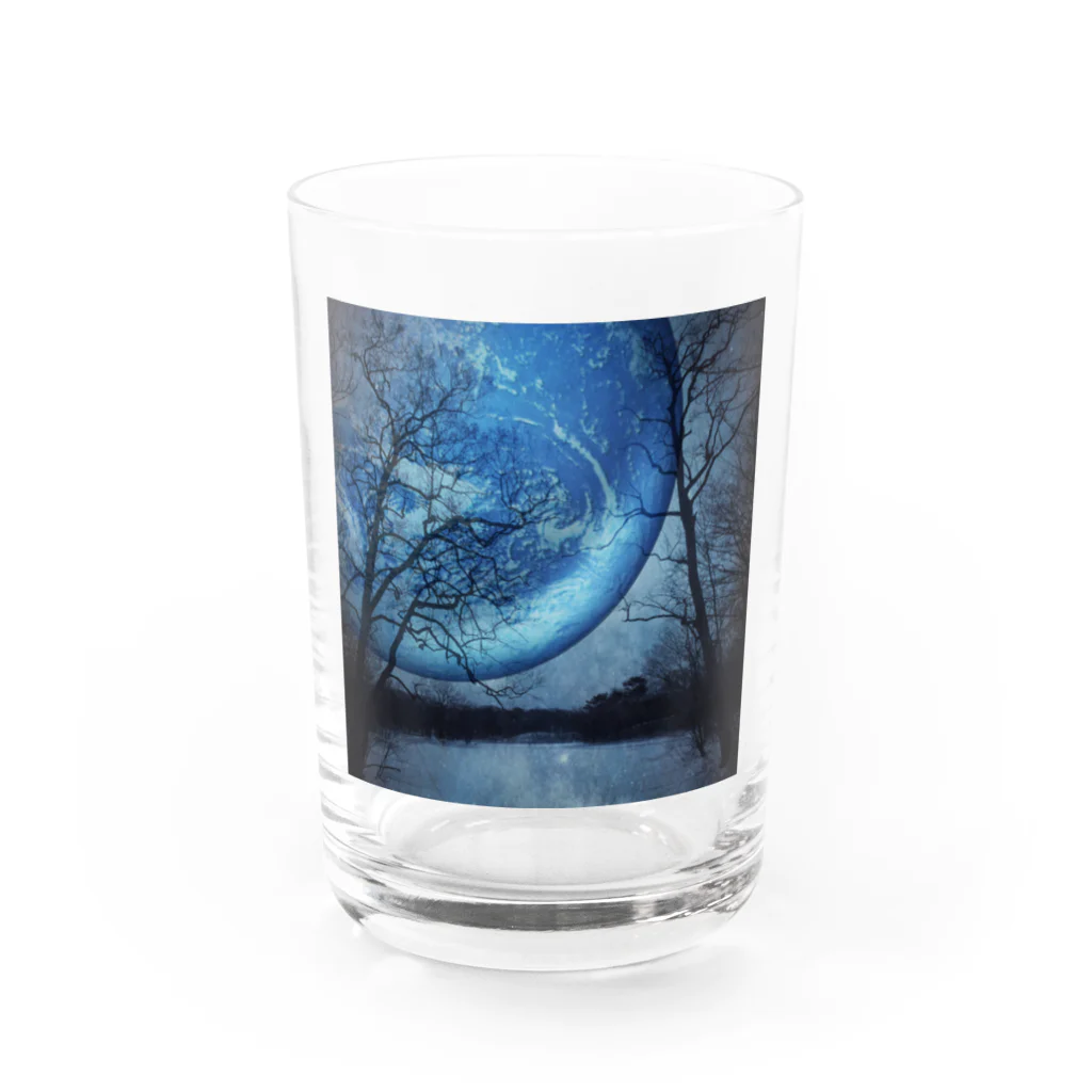 suparnaの迫る惑星 Water Glass :front