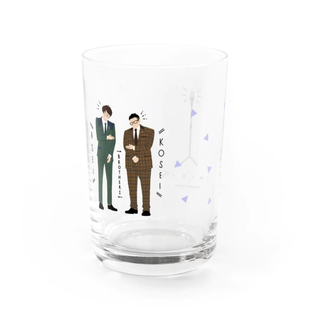 よしもと芸人オフィシャルショップのzakkaYOSHIMOTO ミキ Water Glass :front