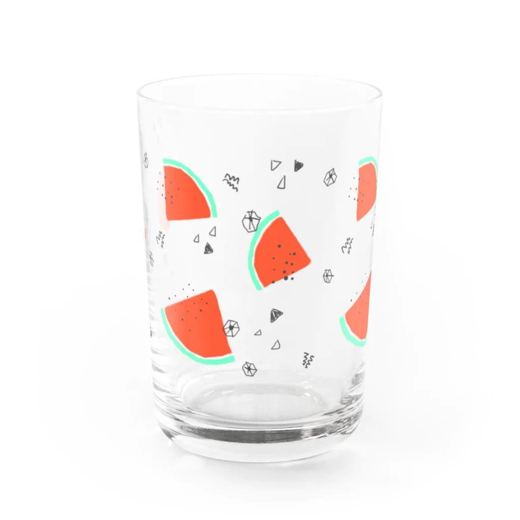 Miiのすいすいすいか🍉 Water Glass :front