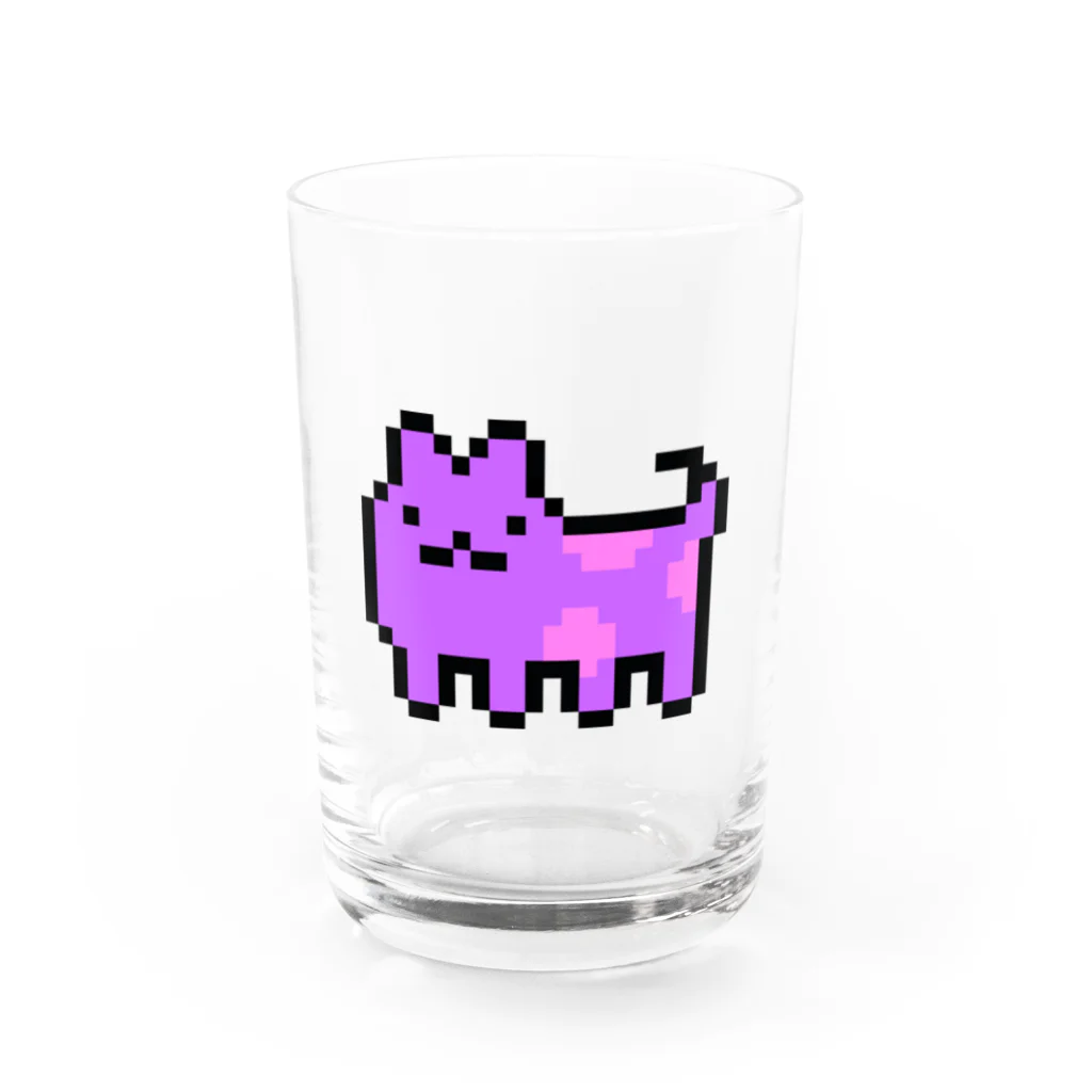 ことだま日記 グッズショップのやみねこ Water Glass :front