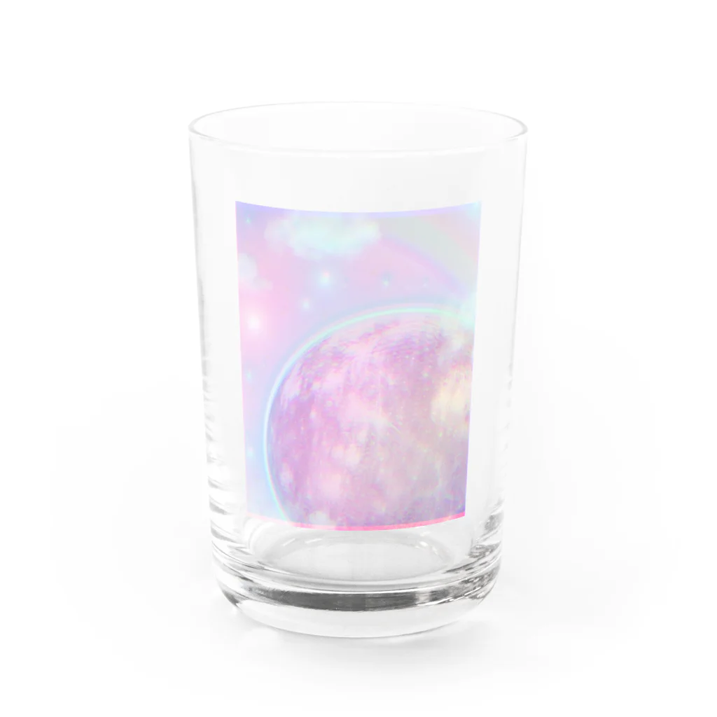 ふわり＊曼荼羅アートのlemuria Water Glass :front