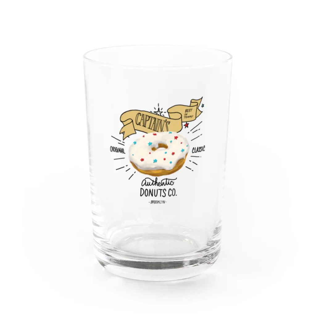 板チョコ屋のCAPTAIN'S DONUTS Water Glass :front