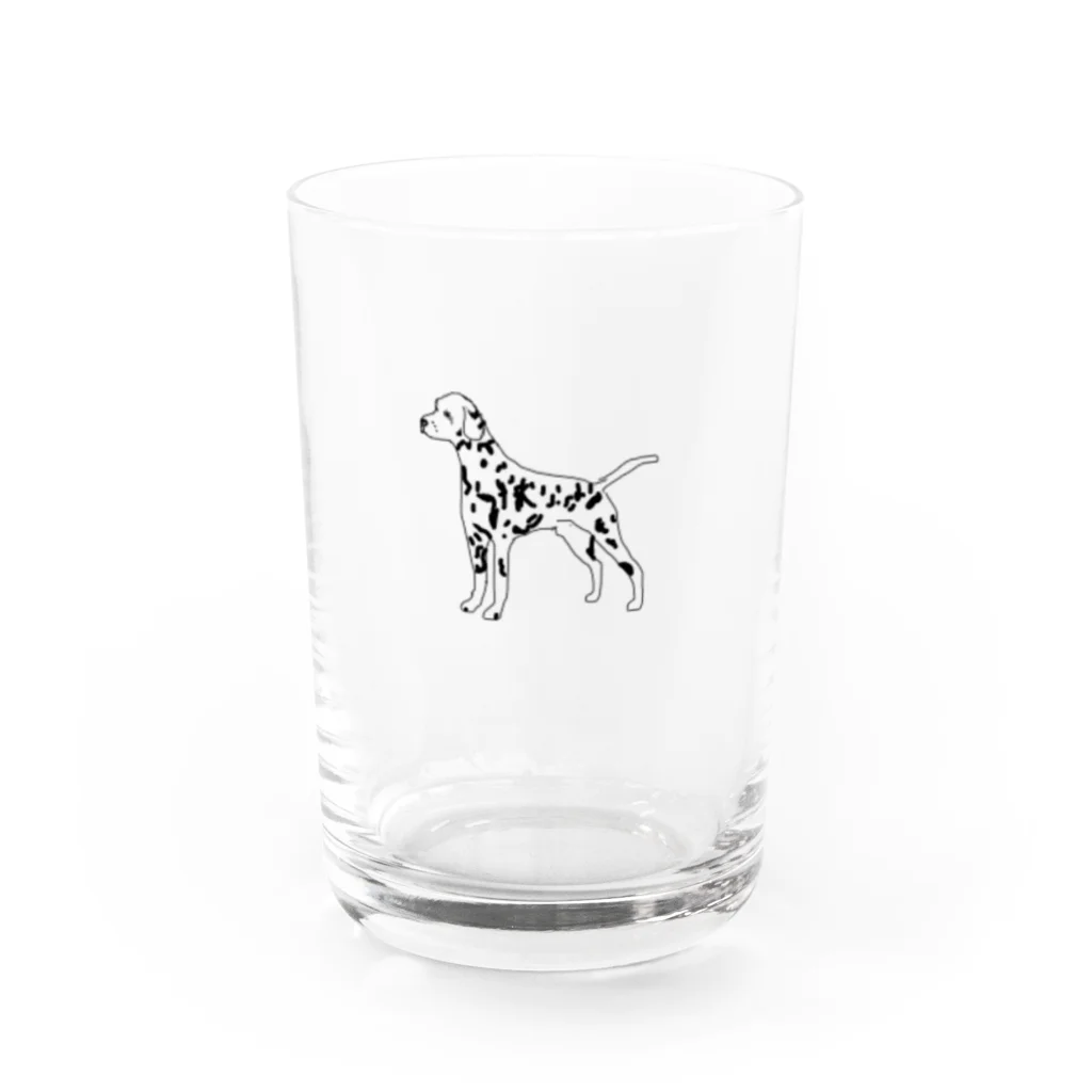 あこがれのダルメシアン Water Glass :front