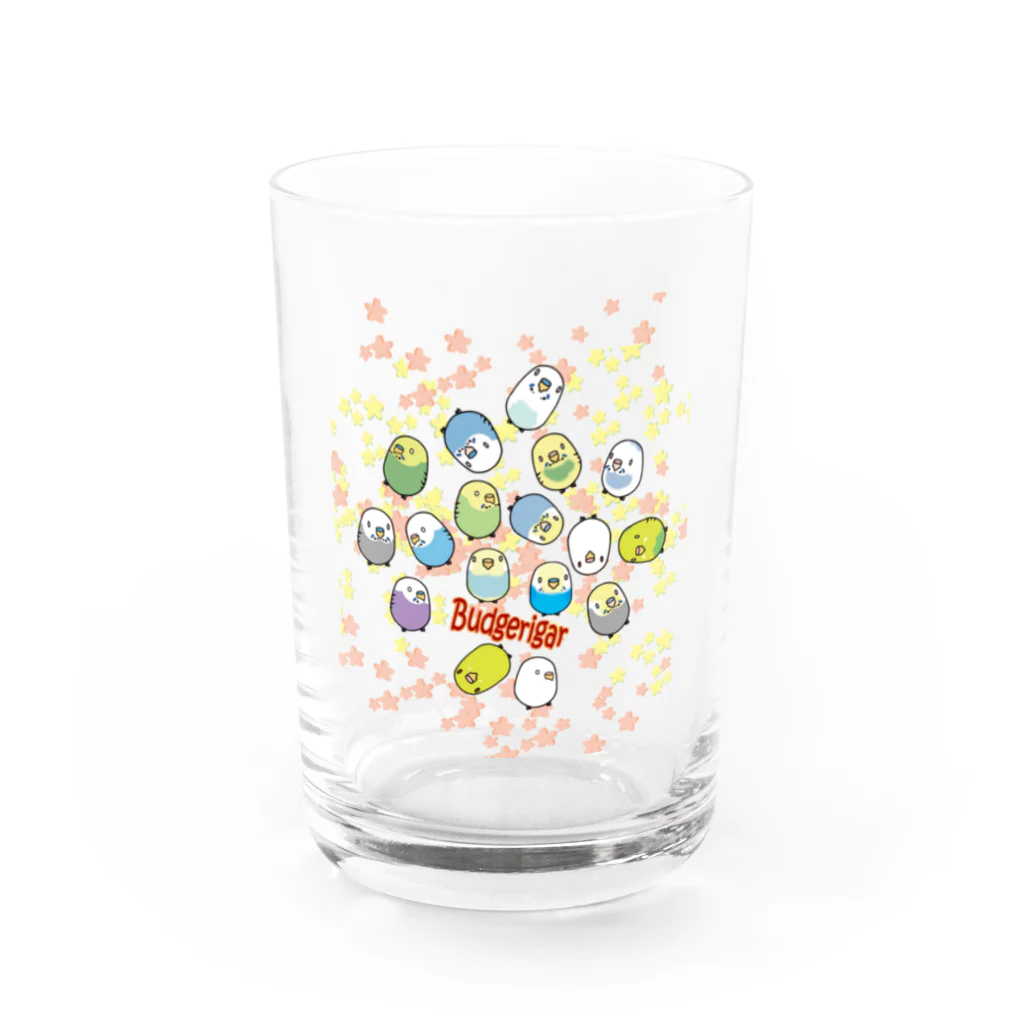 riruka03orzの密セキセイインコ Water Glass :front