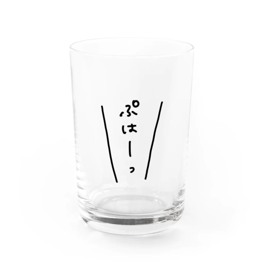 もちのぷはーっ Water Glass :front