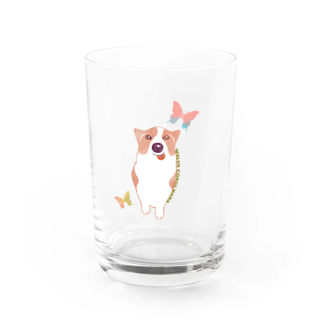 コヌイのアトリエのコーギー犬のナナVOL.3 Water Glass :front