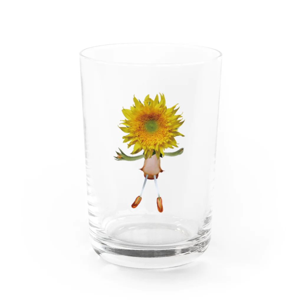 flower & Plants Edenのフラワードール・ヒマワリ Water Glass :front