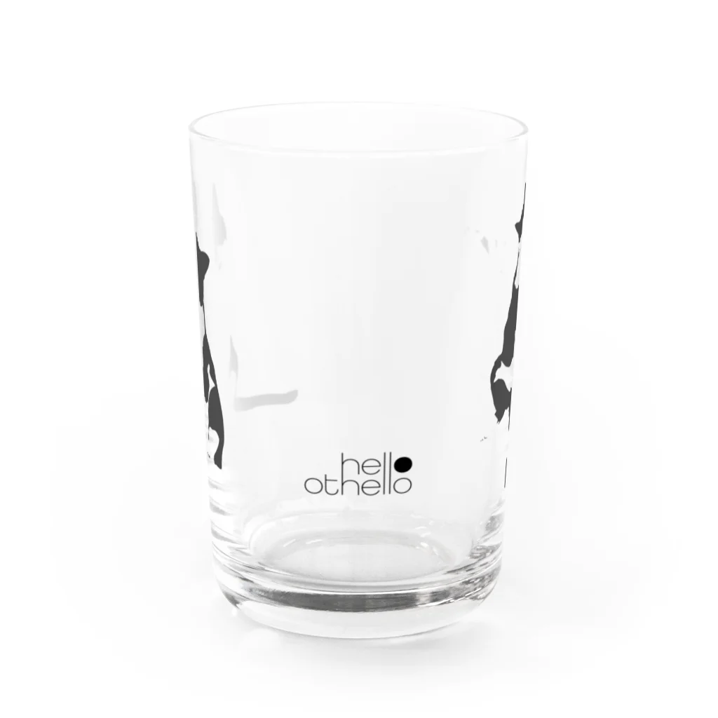 オセロ ⚫️⚪️ Othelloのオセロのミルクglass Water Glass :front