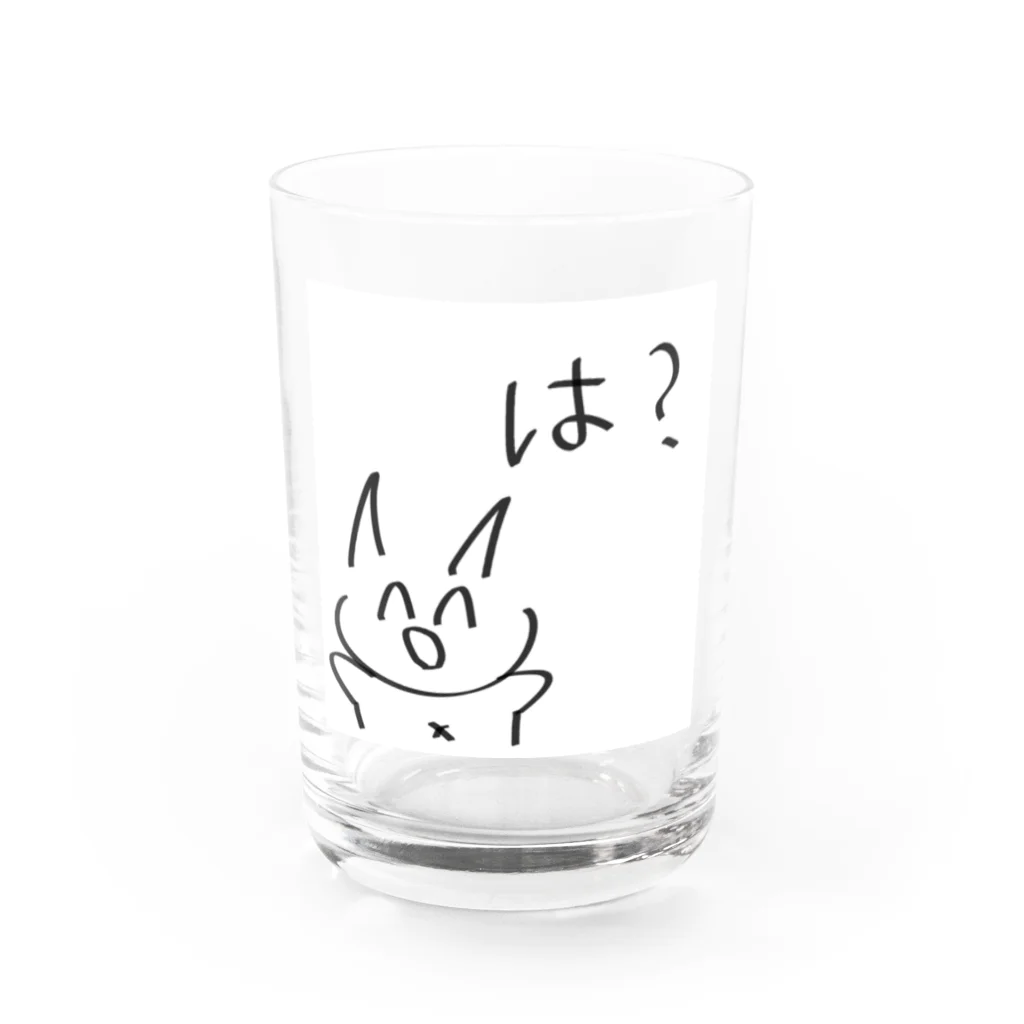 わるねこくんの家のわるねこくん Water Glass :front