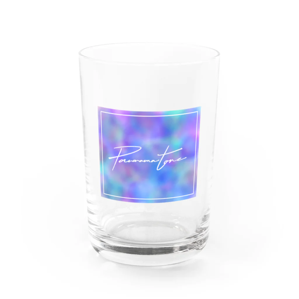 izu online☺︎のパノラマトーングラス(青) Water Glass :front