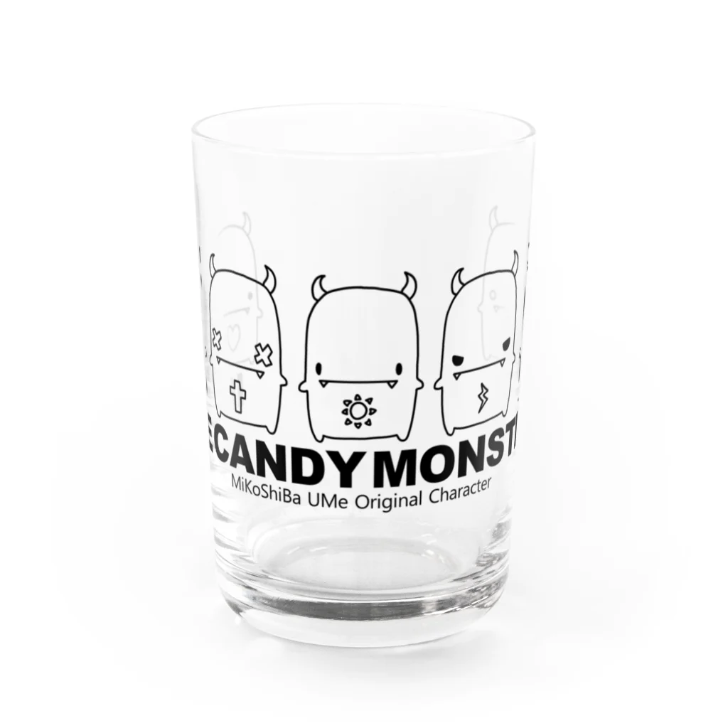 ICE CANDY MONSTERのICE CANDY MONSTER White ver. Water Glass :front