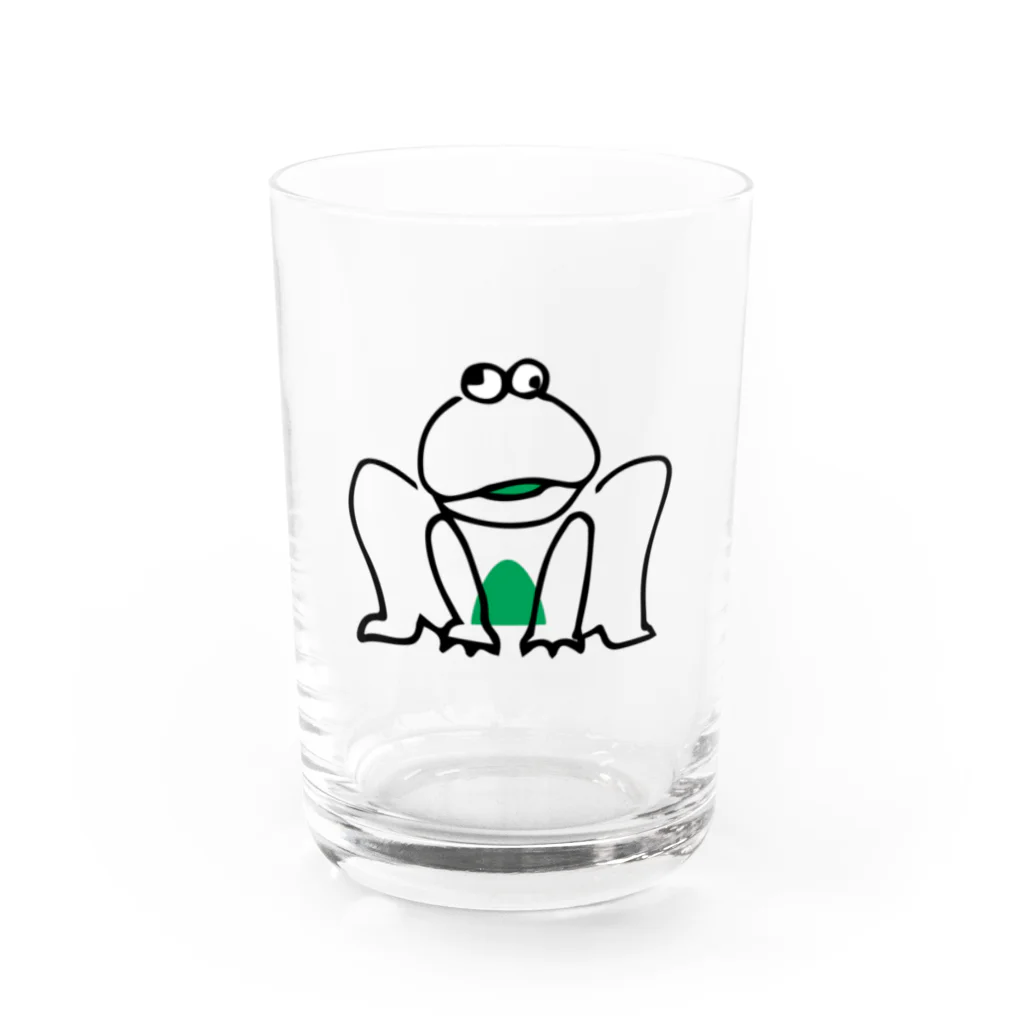 カエルの日常のカエルの日常 Water Glass :front