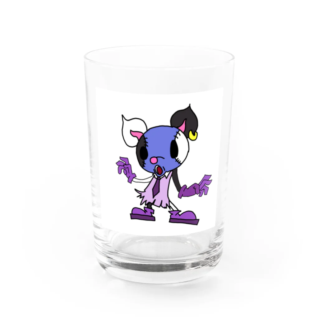 ネズミ🐁🐀🐆17liveのねずみのH【1】 Water Glass :front