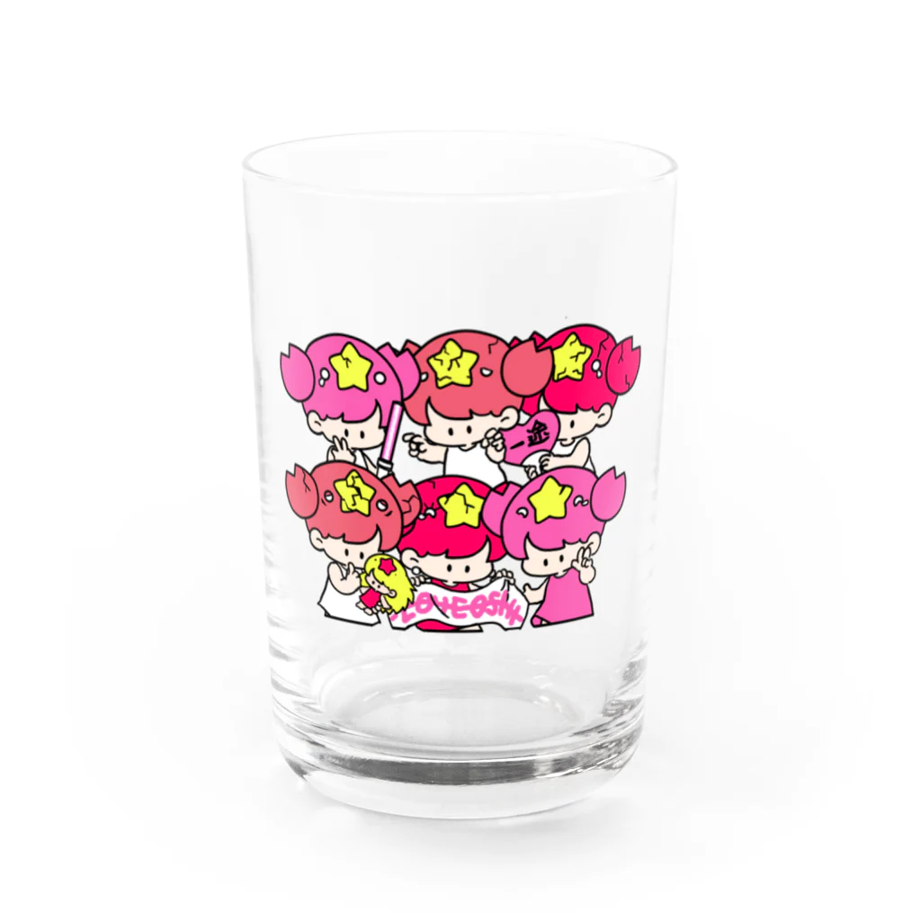 かに座のしゅうごう Water Glass :front