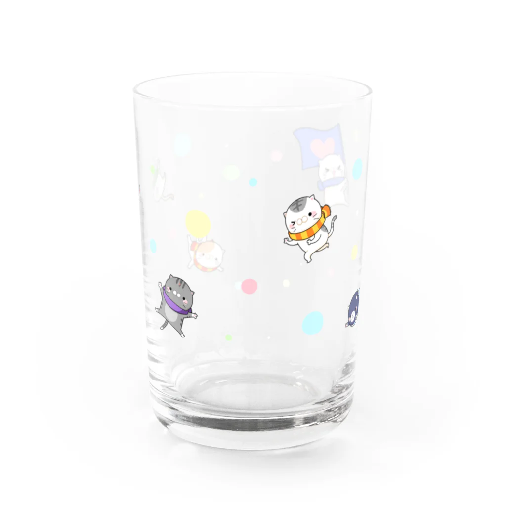 サポねこさん。のサポねこさんグラス Water Glass :front