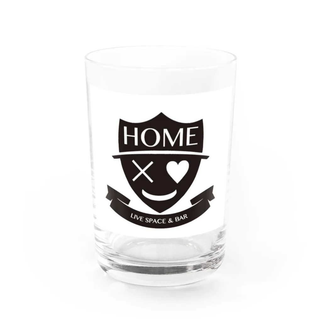 Livespace_HOMEの心斎橋HOME ロゴグッズ Water Glass :front