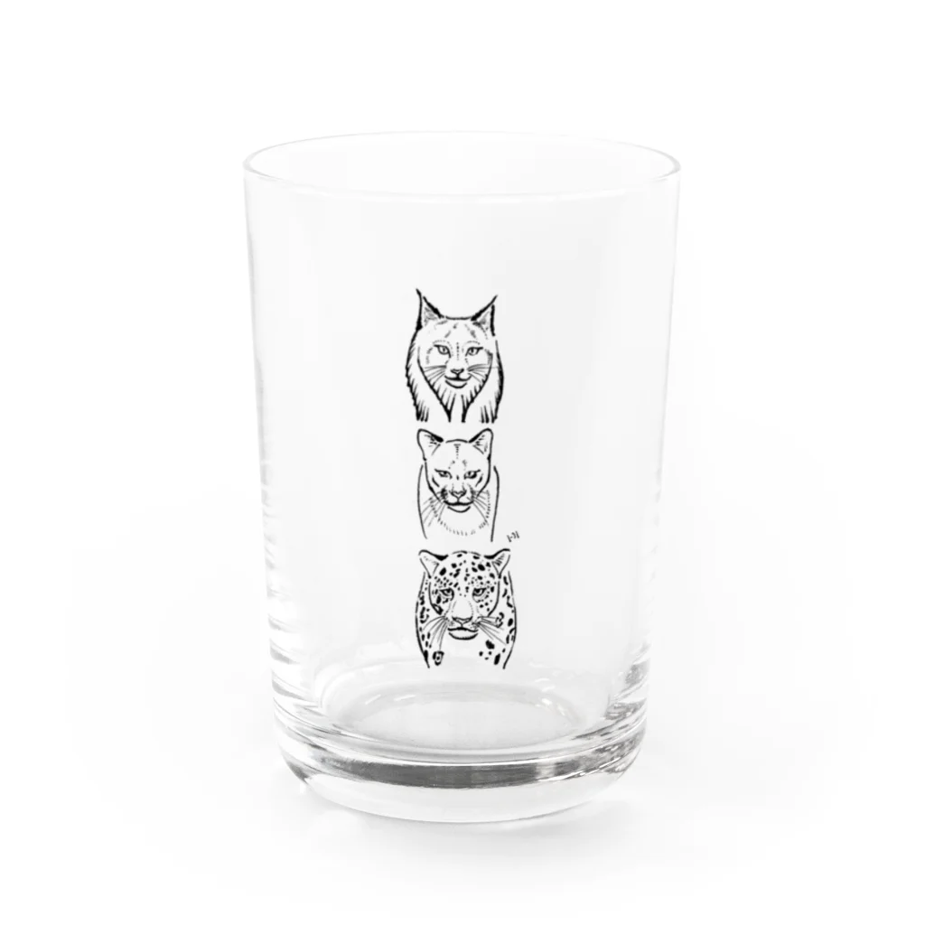 奥田久重のアメリカンキャッツ Water Glass :front